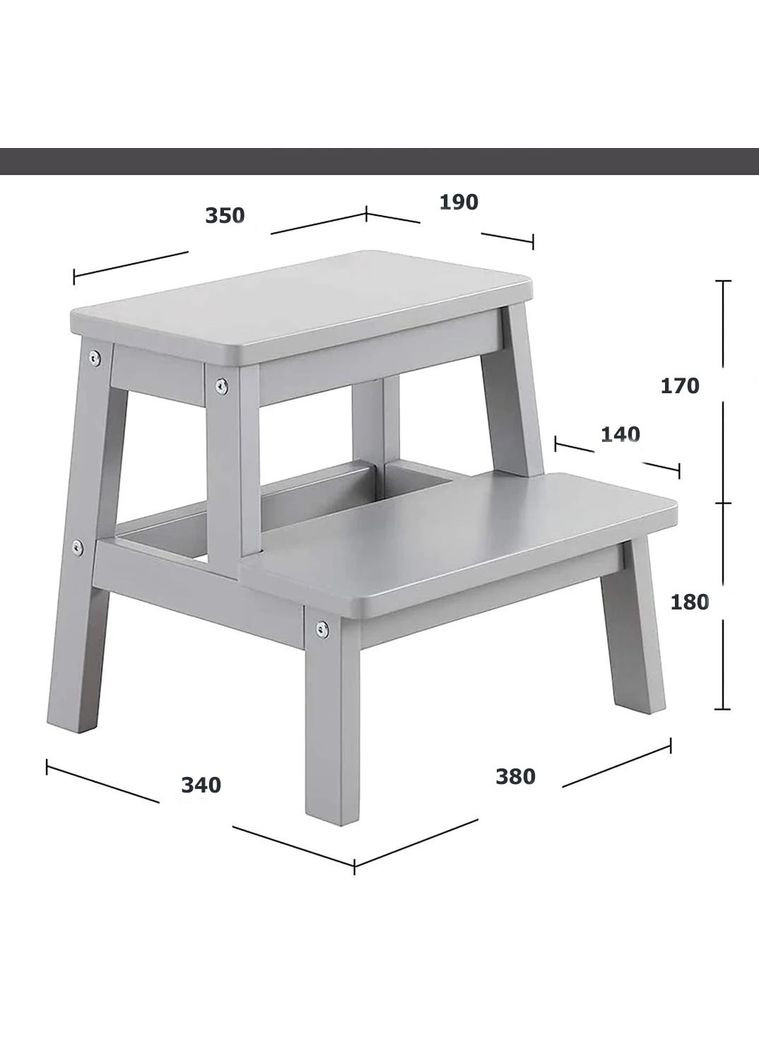 Лавка-сходинка з дерева Лангіл сієна (ССТ-001905) No Brand (327869488)