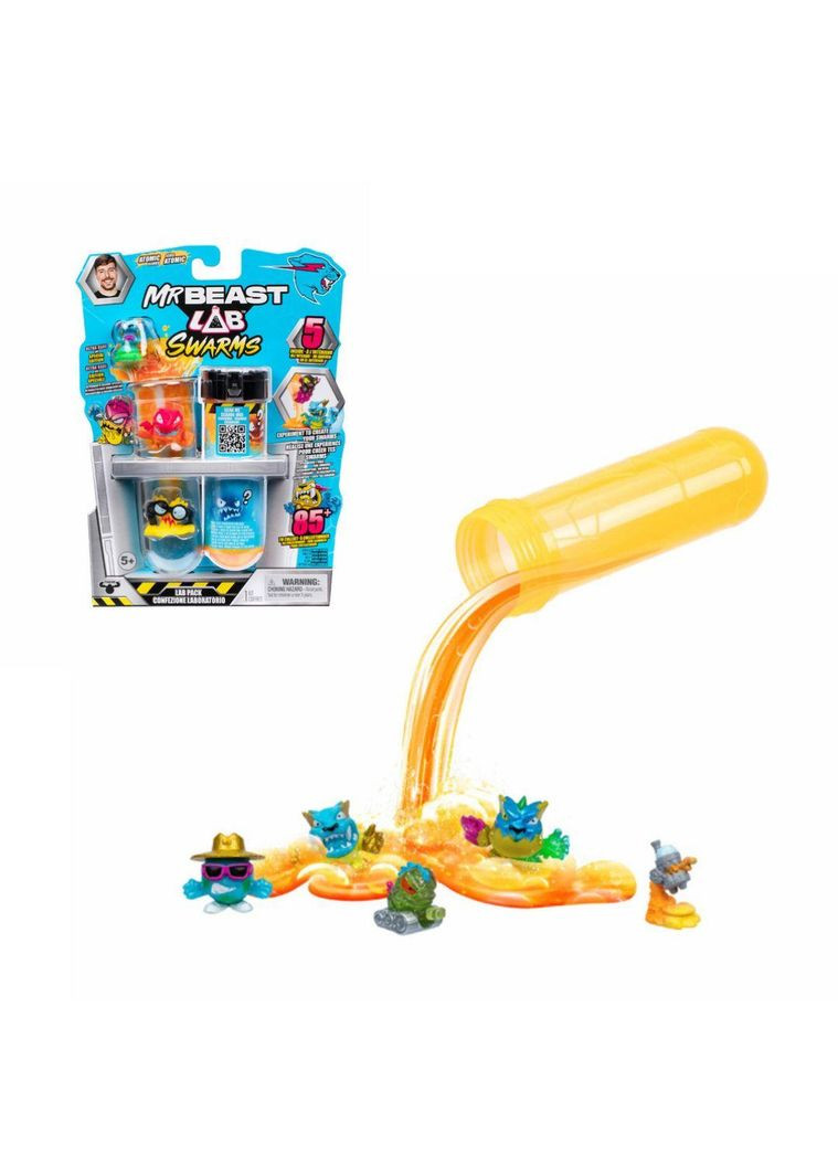 Лабораторія у пробірці Swarms 5, ігровий набір MrBeast Lab (124721) Atomic (353221204)