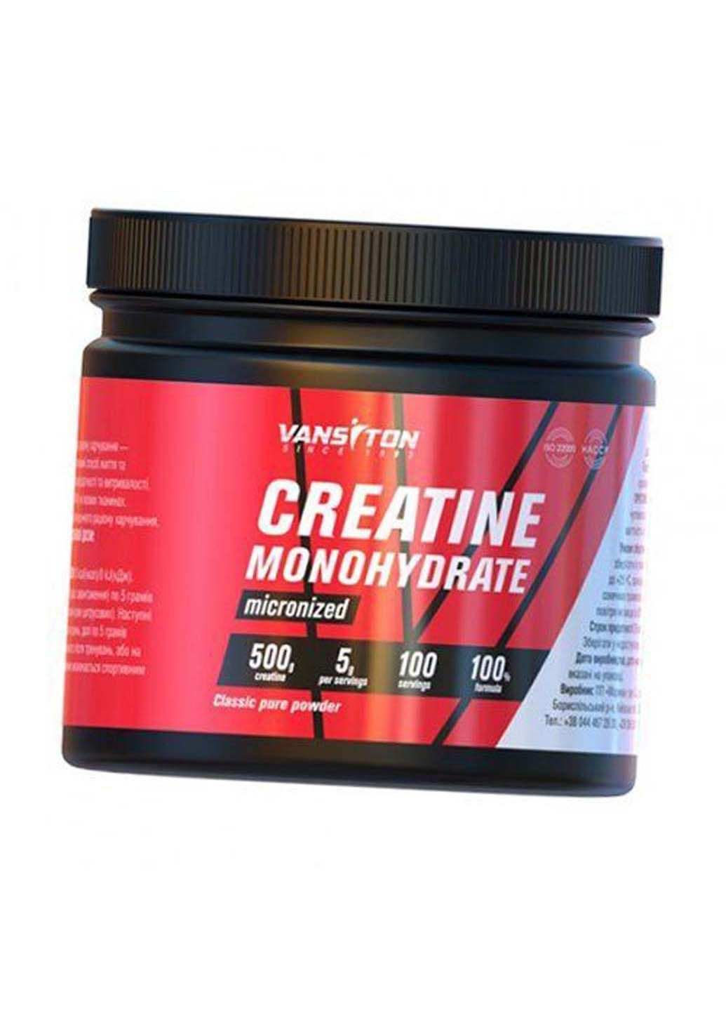 Креатин Моногідрат Creatine Monohydrate 500г Vansiton (293515739)