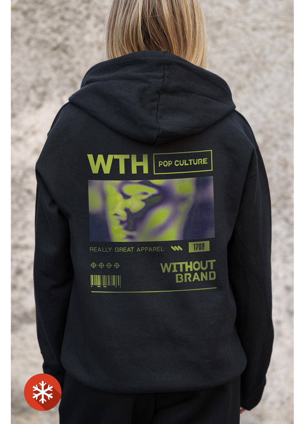 Жіноче Утеплене Зіп Худі На Флісі Зіпер З Принтом Pop Culture Kane Black Without (372519924)