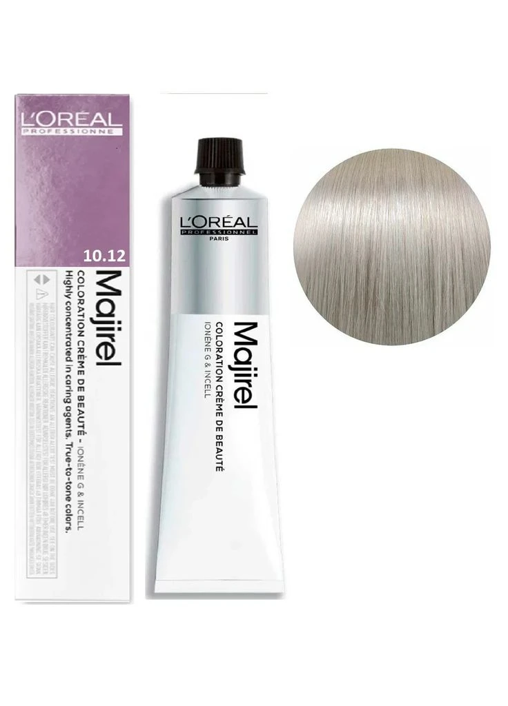 Краска для волос L'Oreal Professionnel Paris стойкая Majirel 10.12 Экстра-светлый блонд пепельно-фиолетовый 60 мл L'Oreal Paris (397397633)