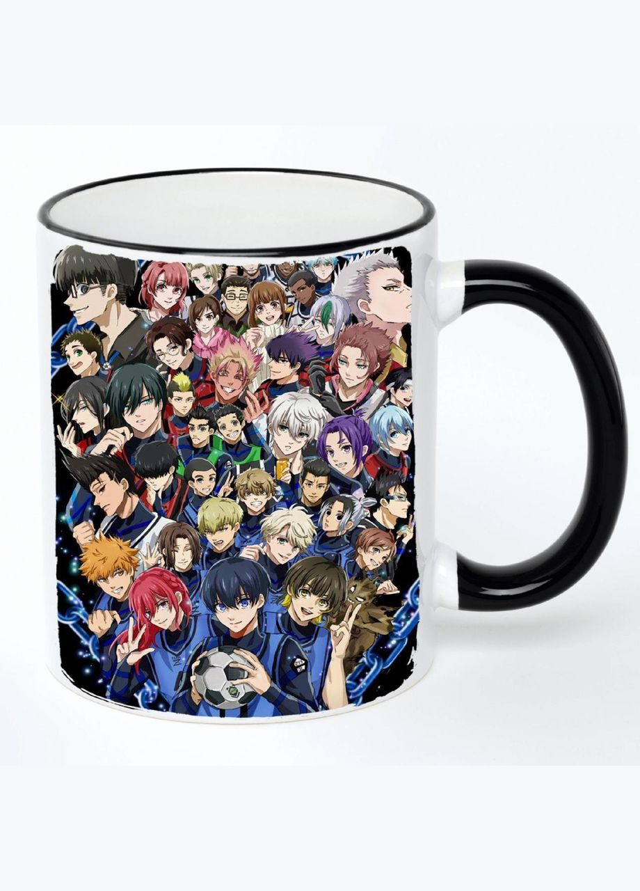 Чашка Синяя тюрьма Аниме #001 (кружка, кружка) Белая с черной ручкой 330 мл No Brand (322715265)