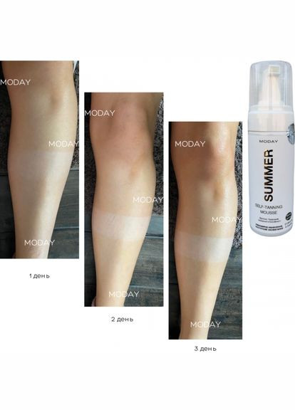 Мус-автозасмага для тіла SELF-TANNING MOUSS з кето-цукром, ніацинамідом та вітаміном Е 150 мл MODAY (336191560)