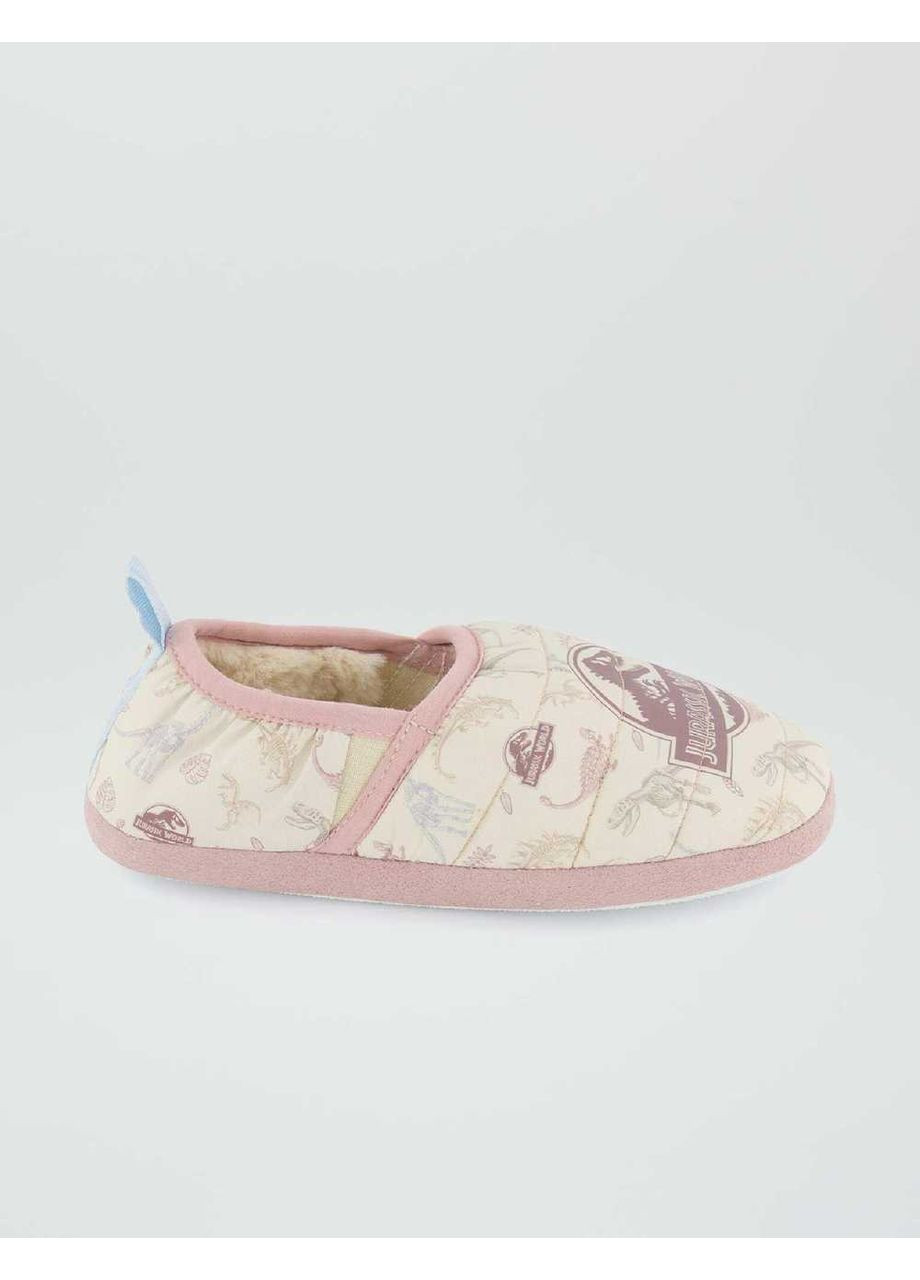 Молочные тапочки для дома,молочный в узоры, Kiabi