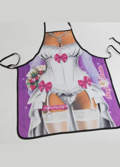 Фартух з приколом для дівчат в корсеті 75 на 60 см різнобарвний Jannet Фартух (318562664)