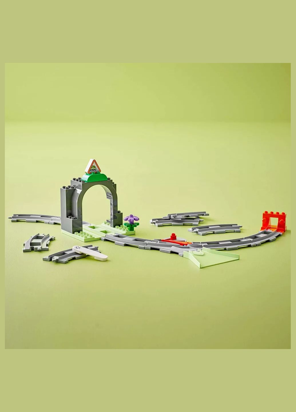 Конструктор Duplo Дополнительный набор Железнодорожный тоннель и колеи (10425) Lego (333253236)