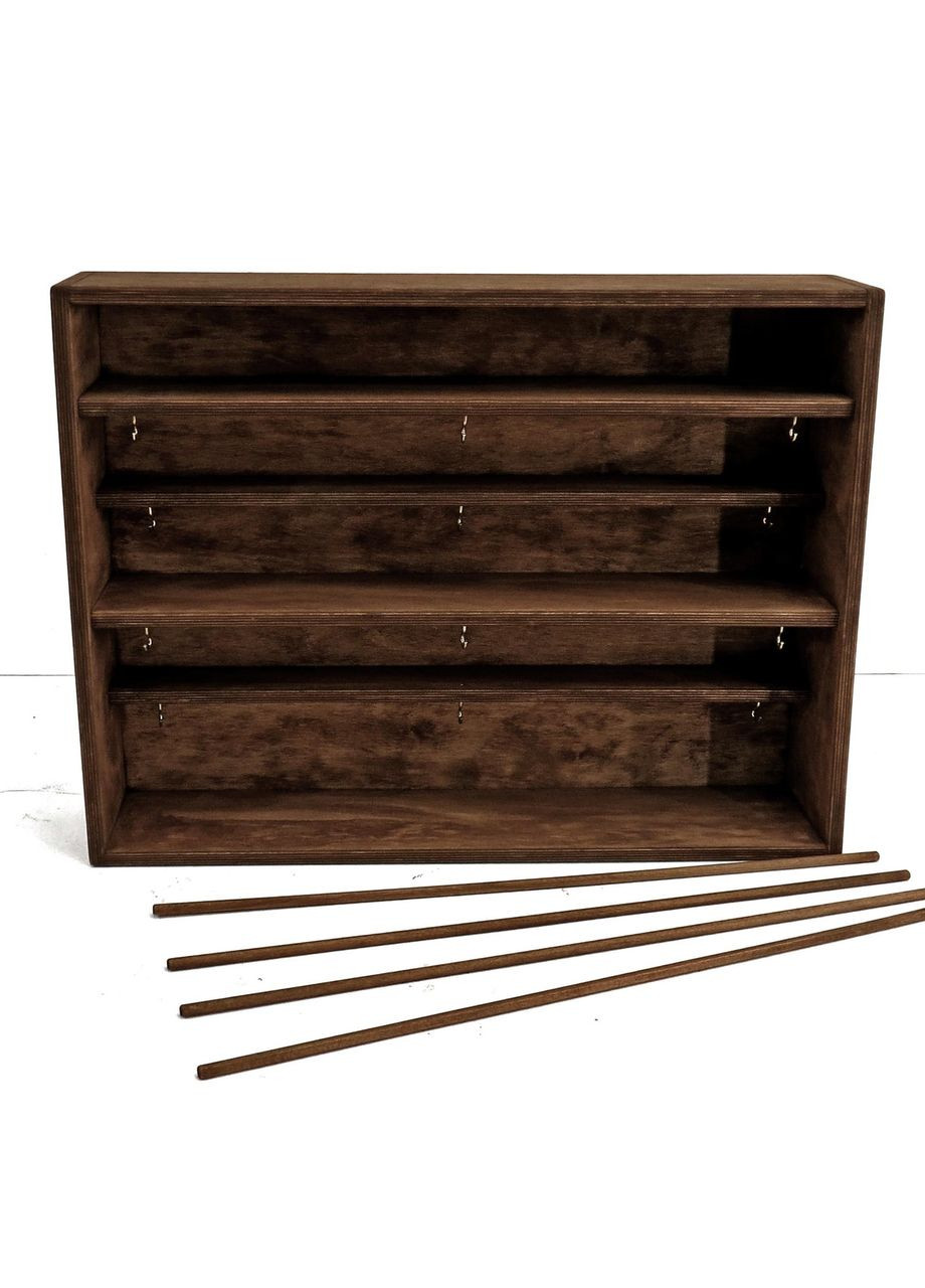 Органайзер для рибальських снастей з дерева Тунець капучино (ОДБ-000109) No Brand (328911899)