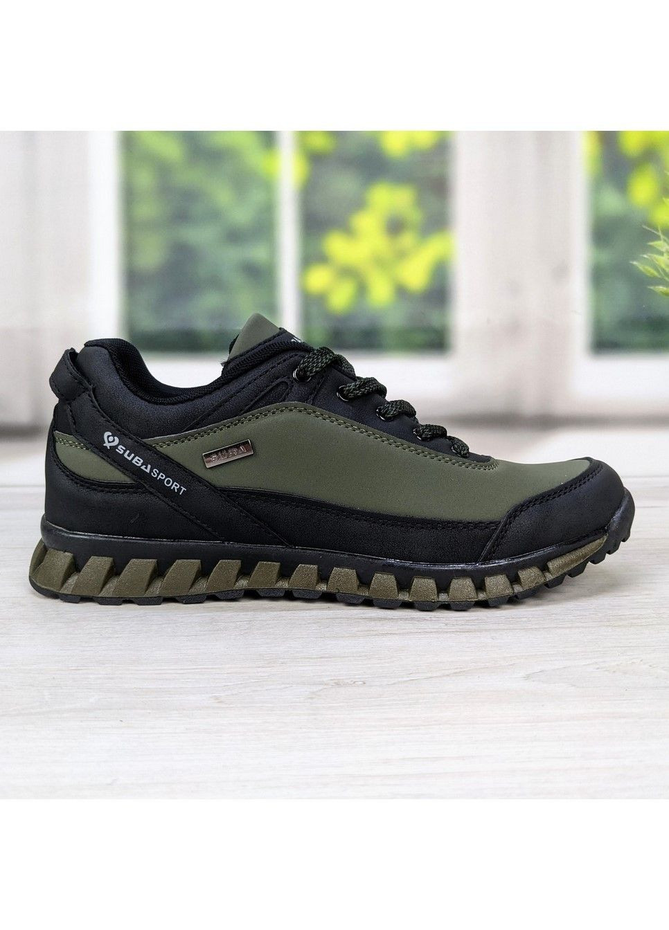 Оливковые (хаки) демисезонные кроссовки мужские демисезонные Suba