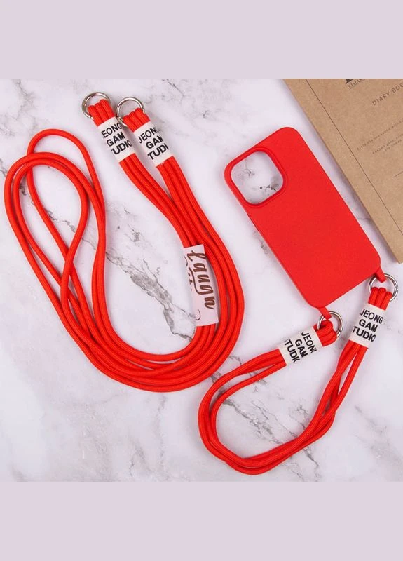 Чехол TPU two straps California для iPhone 13 Pro Red No Brand (348059130)