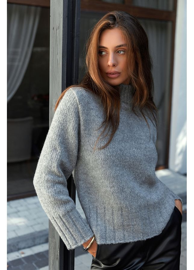 Сірий демісезонний светр 2784 Bellise