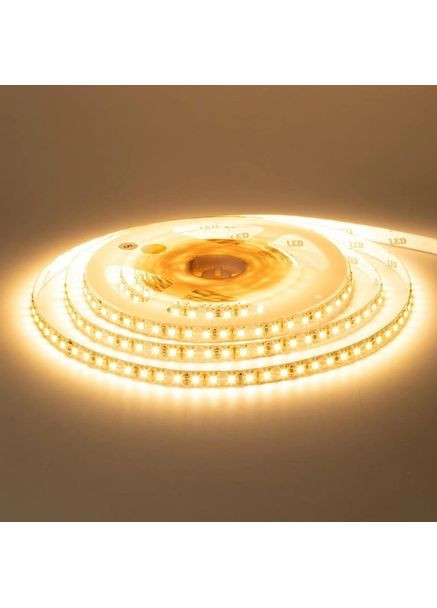 Світлодіодна LED стрічка 8мм 9,6Вт/м 120 LED/м IP20 -600WW3528-9,6W-12 теплий білий (5м) MOTOKO (370255333)