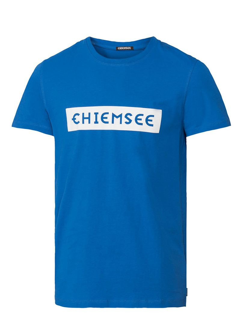 Синяя футболка с коротким рукавом Chiemsee