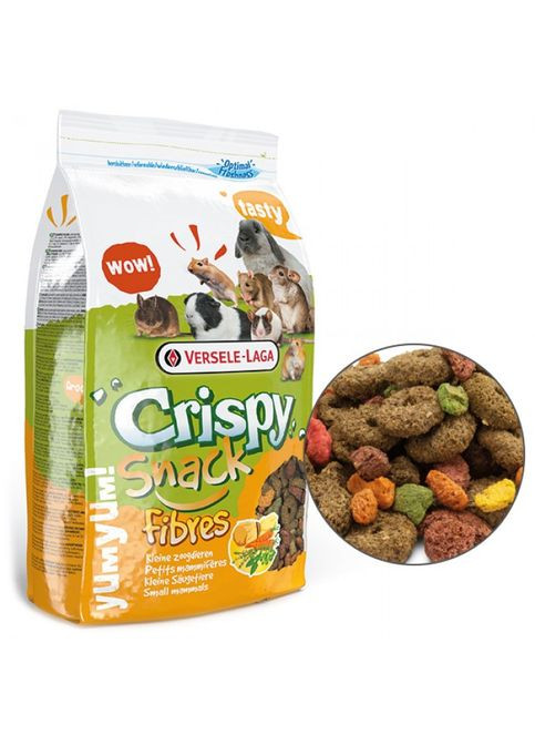 Корм для гризунів Crispy Snack Fibres зернова суміш з овочами 0.65 кг 5410340617359 Versele-Laga (272611480)