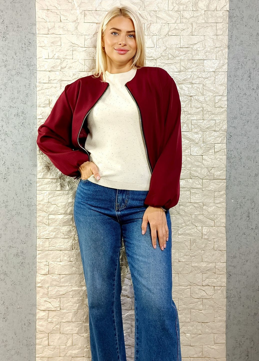 Куртка бомбер Classe 22 на молнии (361021813)