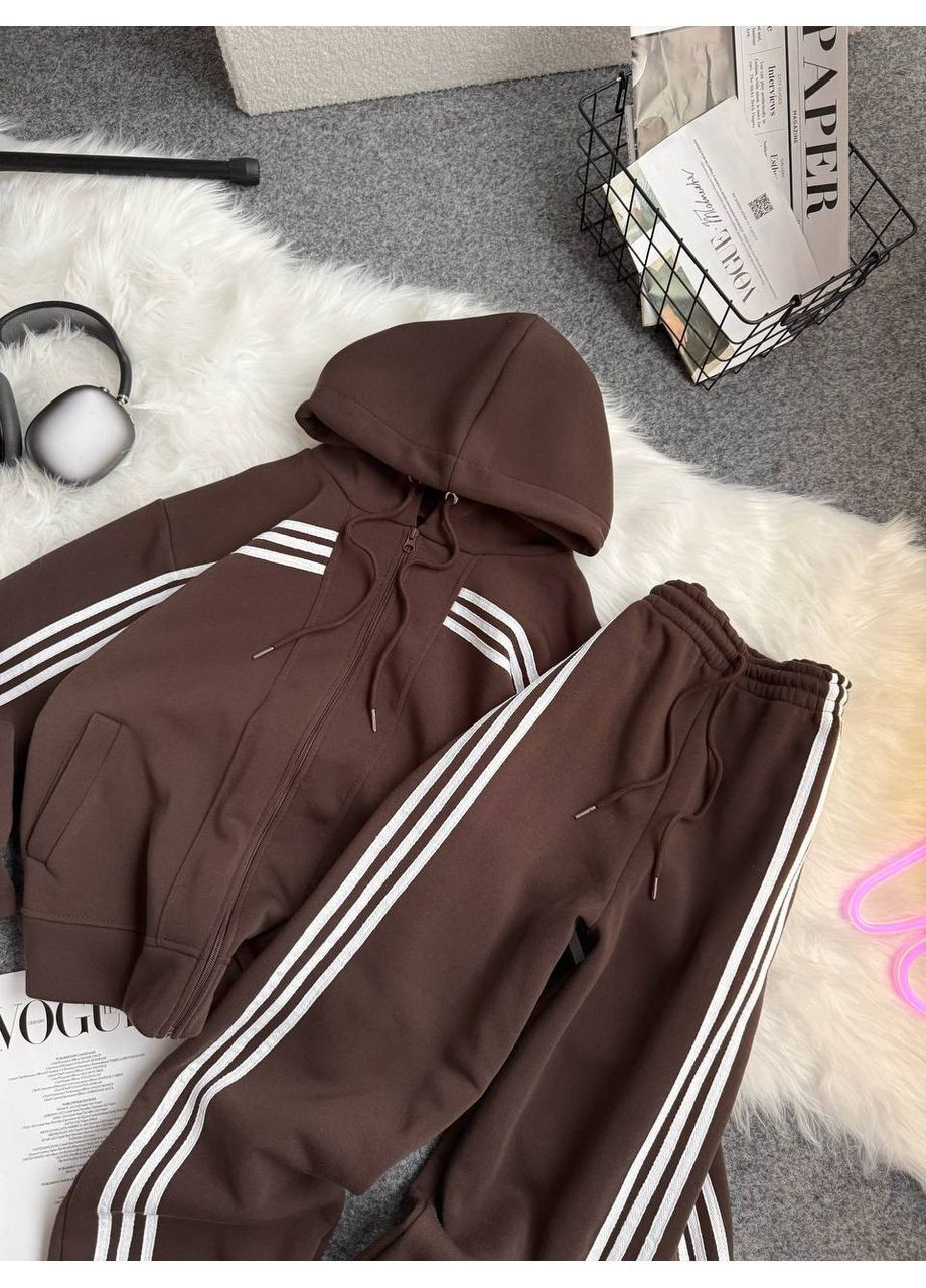 Жіночий костюм з тринитки на флісі No Brand (372418624)