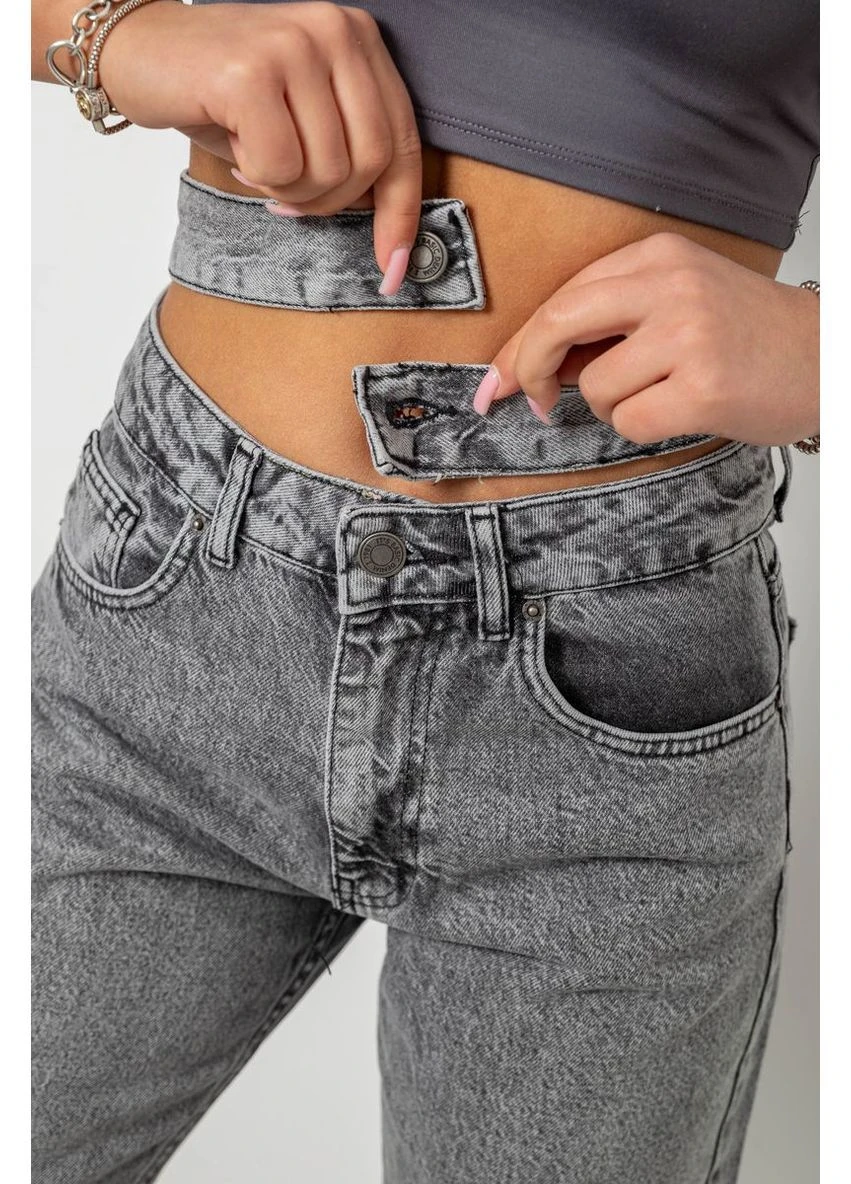 Джинсы женские MOM, цвет серый, 244R1904S21 Ager - (386606388)
