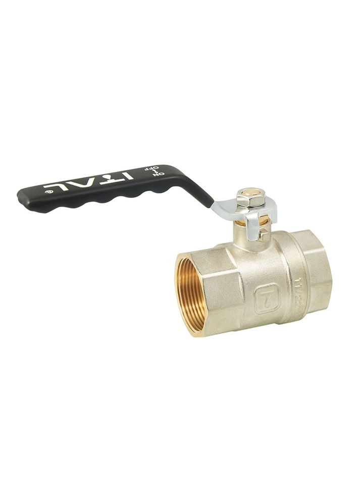 Кран шаровой PN40 1 1/2" вн.-вн., ручка, никель ITAL (316088638)