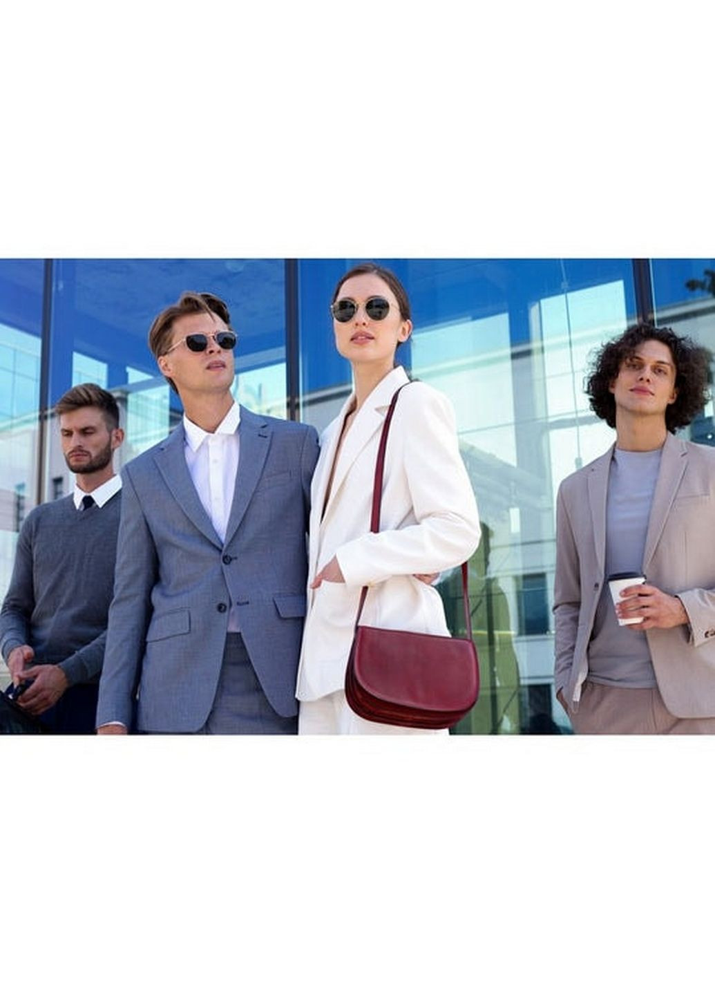 Женская кожаная сумка кросс-боди 25х18х9 см Time Resistance (315868839)