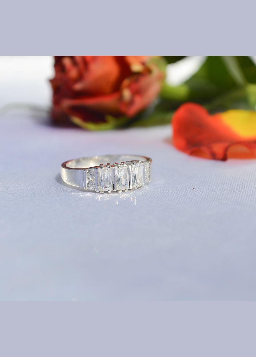 Кольцо с прямоугольными камнями 7910 SE, размер Maxi Silver (341539896)
