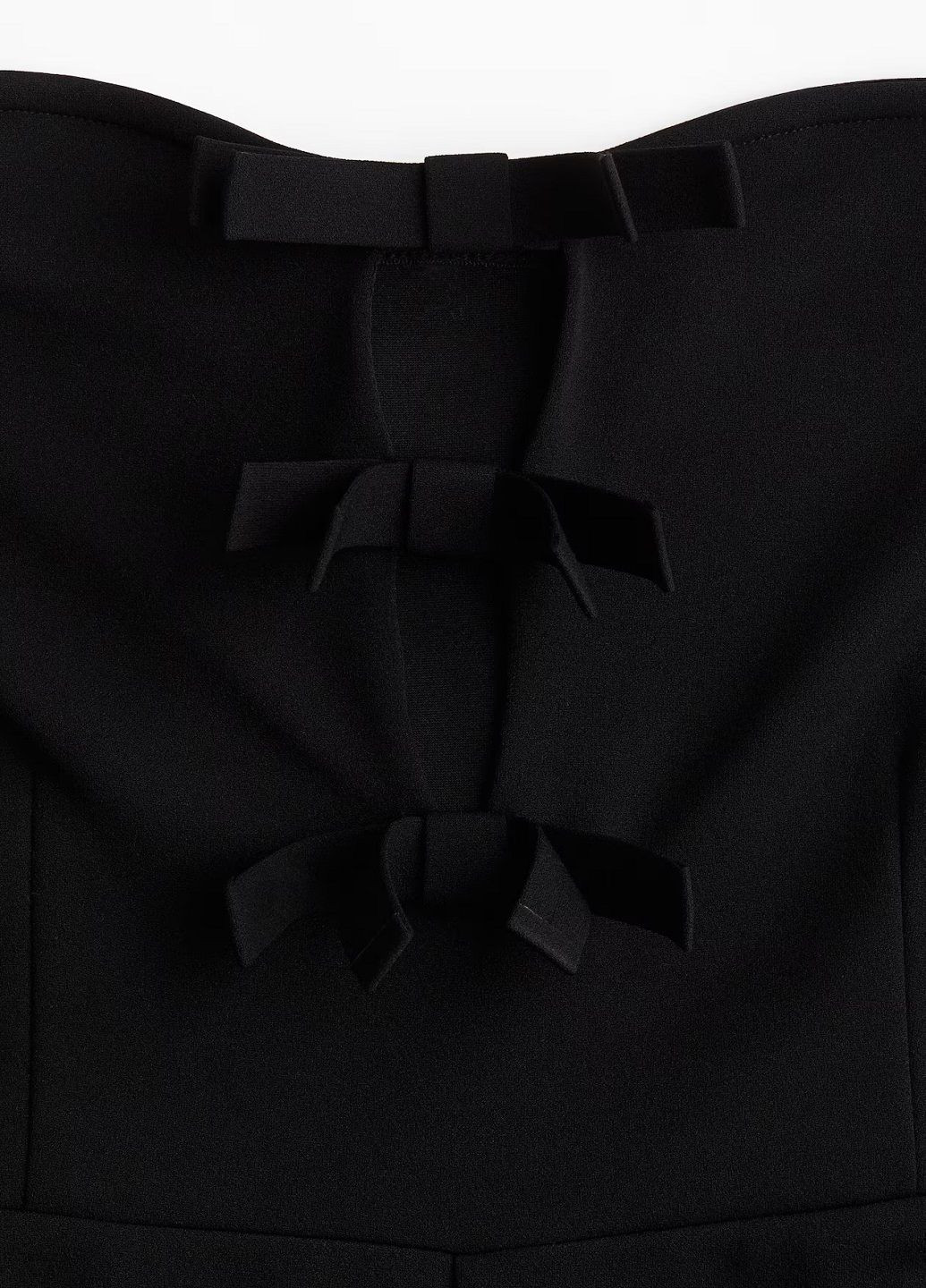 Комбинезон H&M однотонный чёрный праздничный