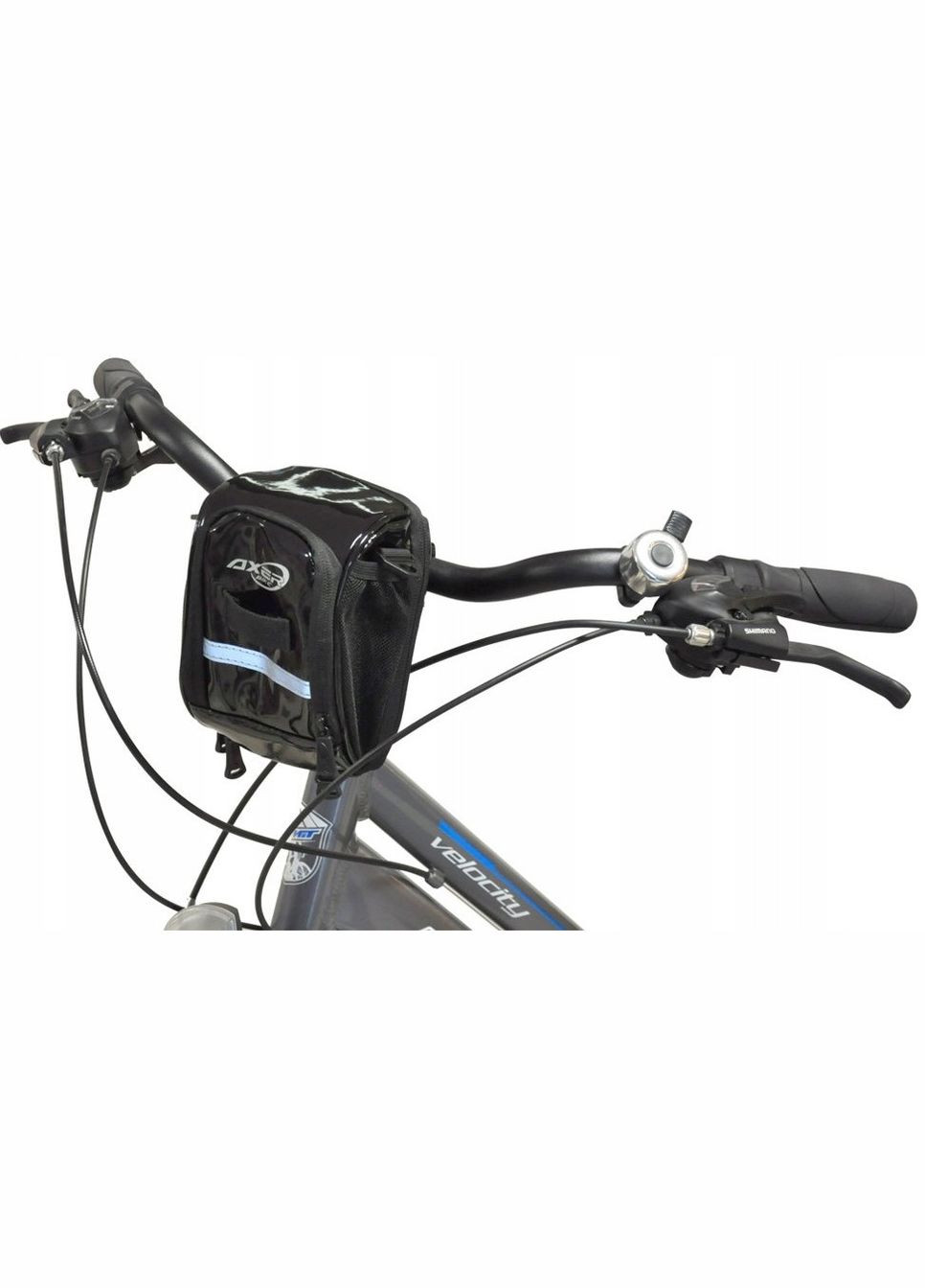 Водонепроникна велосумка на кермо Axer S25680 1L Чорна Axe (297643491)