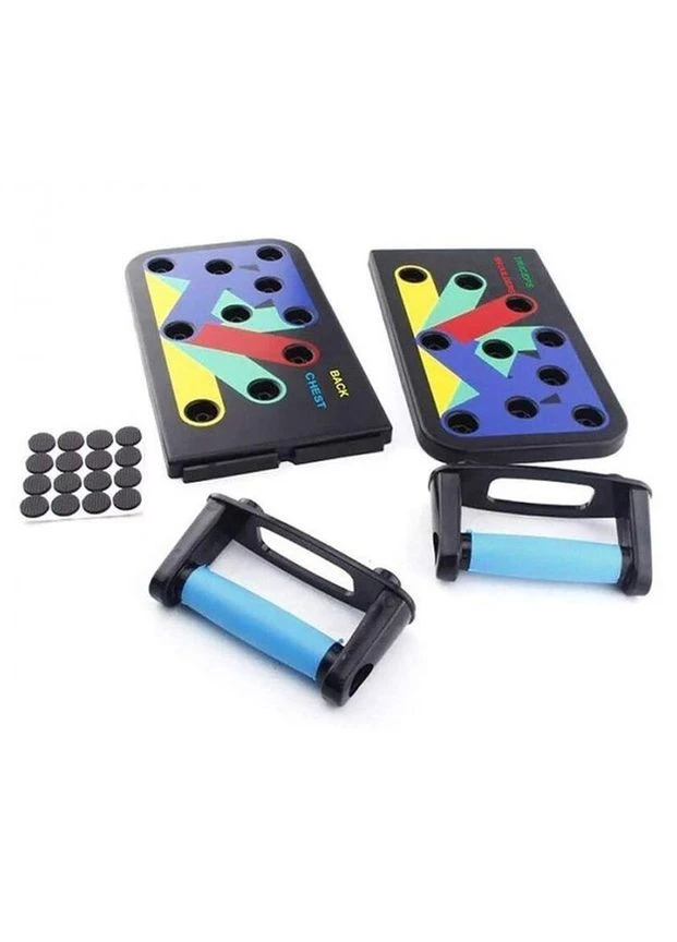Складана дошка для віджимань Foldable Push Up Board 14 в 1 No Brand - (361971272)