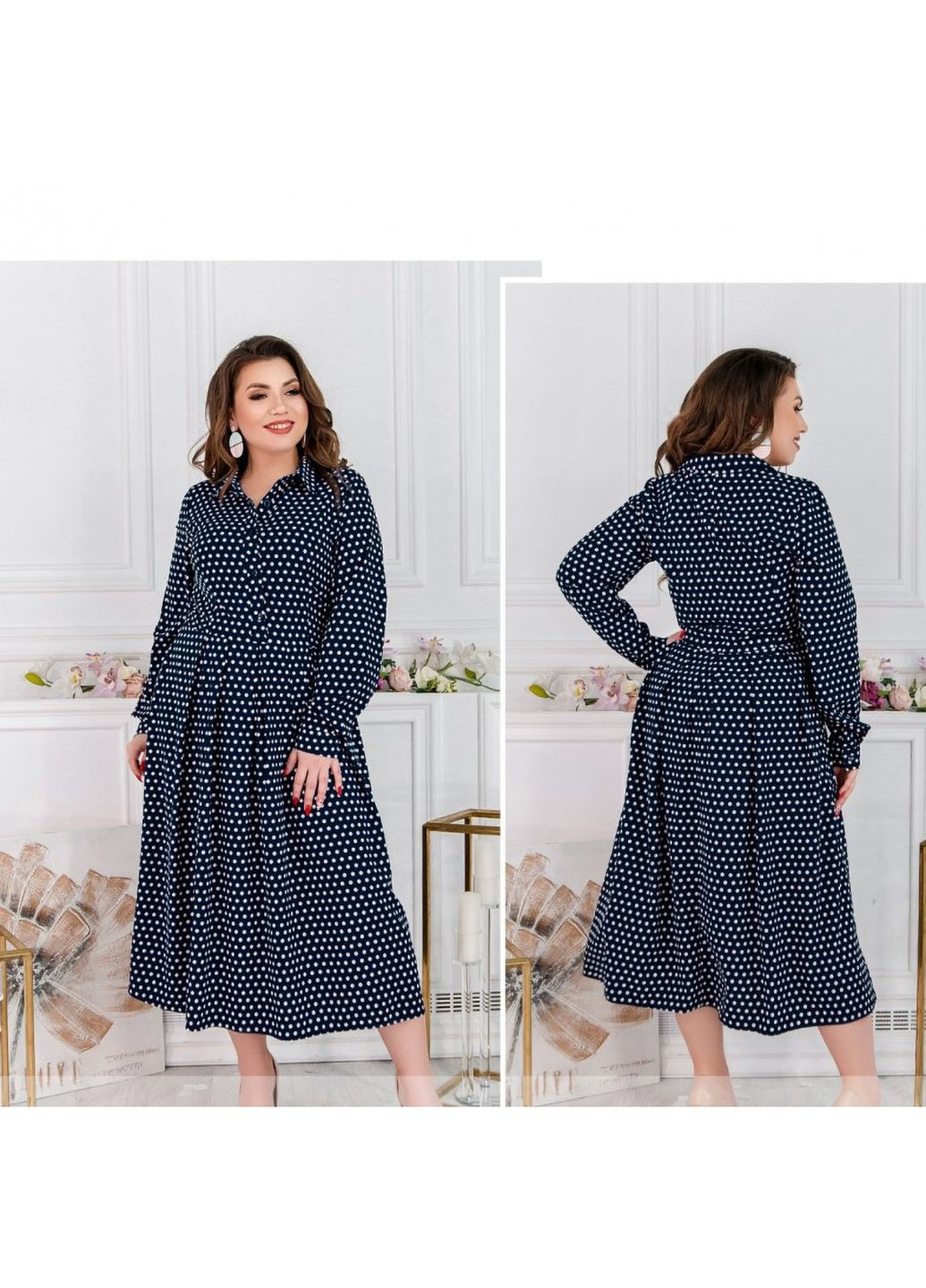 Темно-синее платье Liton