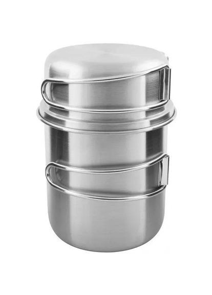 Набір кухлів Handle Mug 600 Set, Silver Tatonka (338372237)