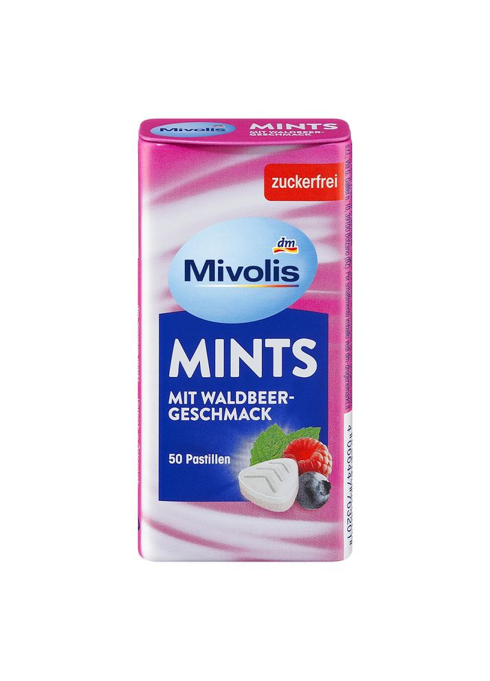 Пастилки Mints зі смаком лісових ягід, 35 г, від DM (Німеччина) Mivolis (363052806)