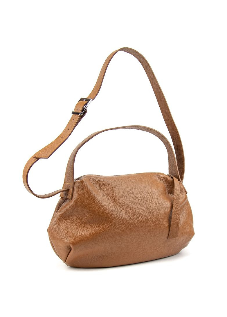 Женская вместительная сумка кроссбоди на плечо из натуральной кожи флотар повседневная средняя RoyalBag F-IT-0565 (355485121)