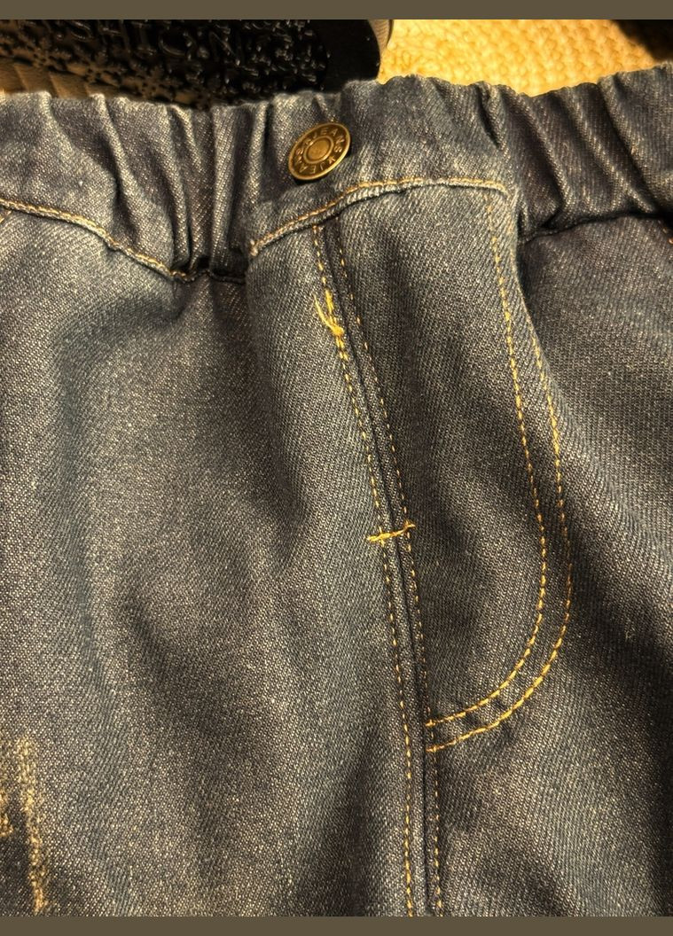 Комбинированные зимние брюки No Brand