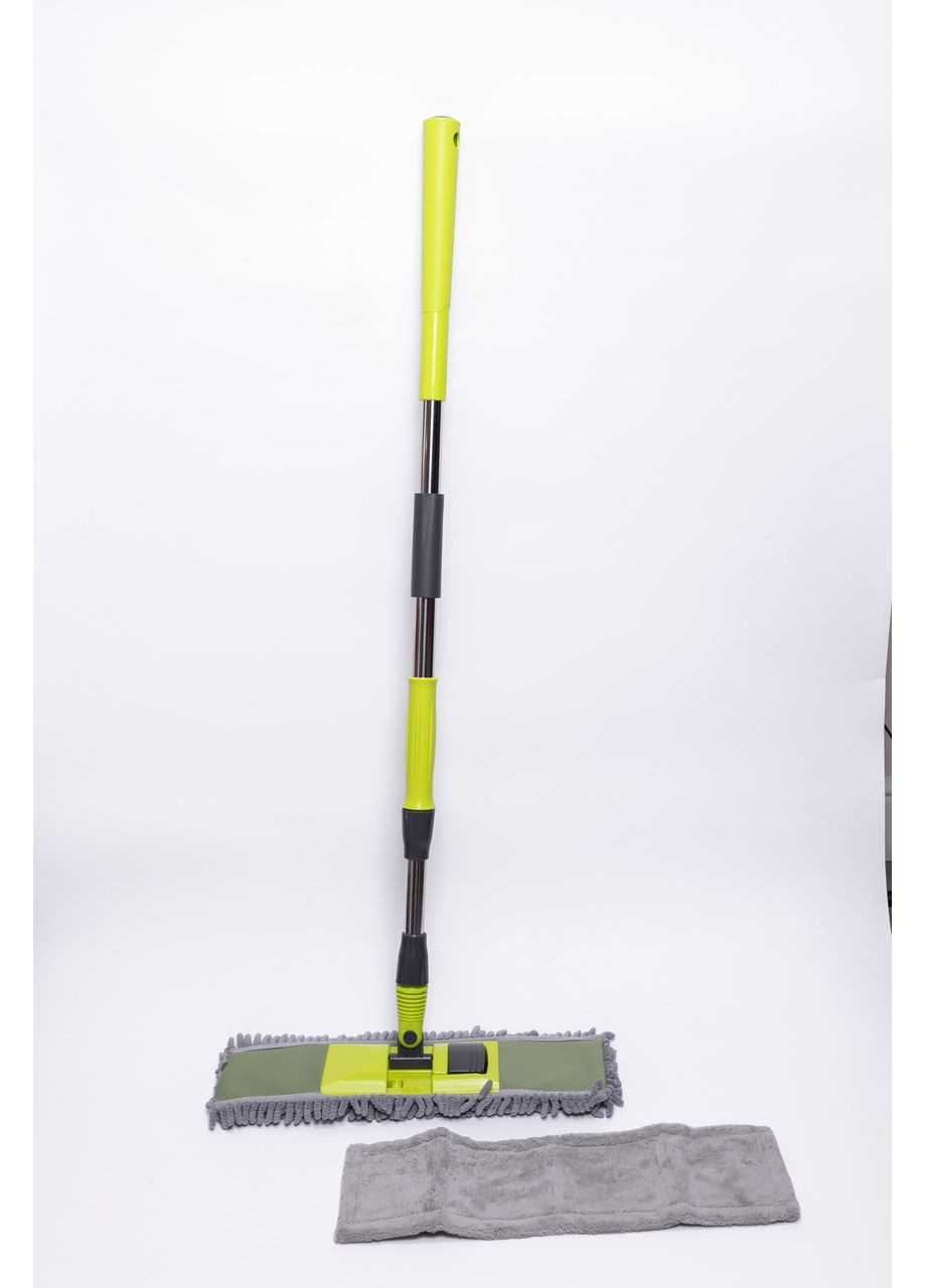 Швабра з телескопічною ручкою та насадкою з мікрофібри для миття підлоги, плитки, ламінату та лінолеуму HP-35015-51 (A-035279) Household (372992237)