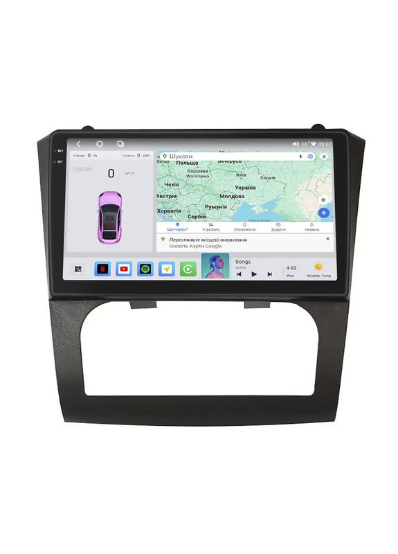 Штатная магнитола 9" для Nissan Altima IV (L32) Manual AC 2006-2009 4/64 QLED CarPlay 4G 360 Prime 4 шт. Lesko (336198622)