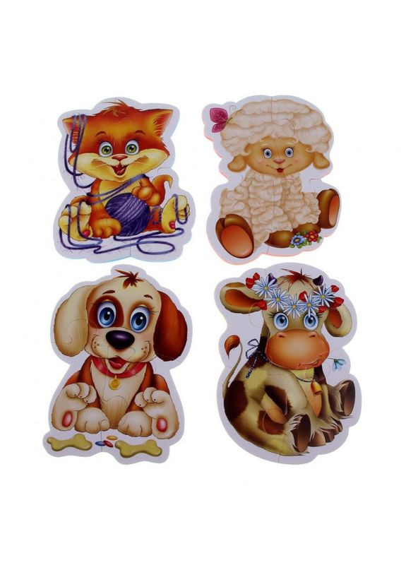 Бебі пазли "Домашні улюбленці" VT1106-81 (укр) Vladi toys (305696781)