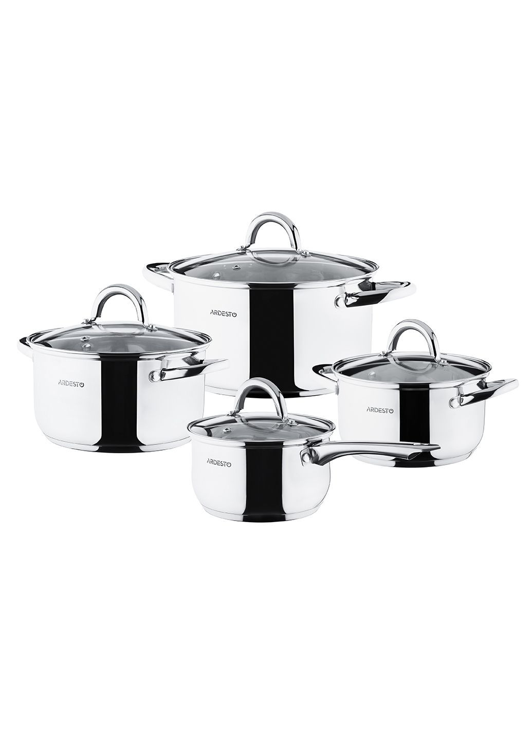 Набір посуду з нержавіючої стали 8 предметів Gemini Gourmet AR1908PS Ardesto (334674612)