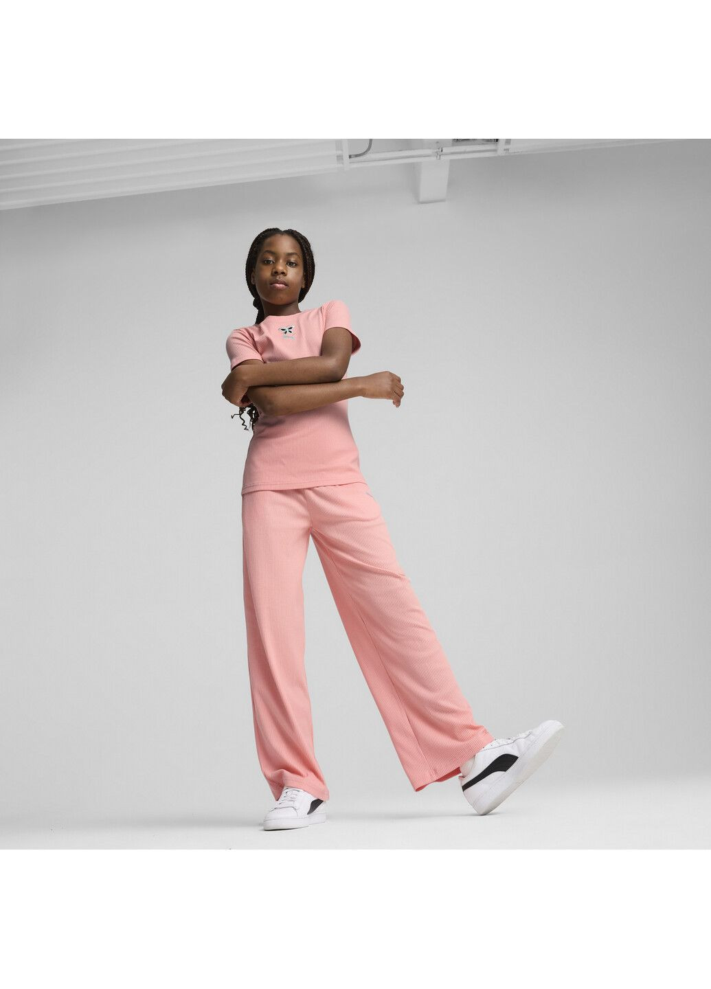Дитячі штани BUTTERFLY VIBE Ribbed Pants Youth Puma (333800606)