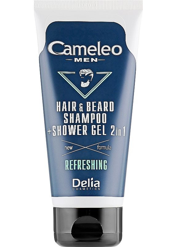 Шампунь для волос и бороды + гель для душа 2 в 1 Cameleo Men 250ml Delia (369791318)