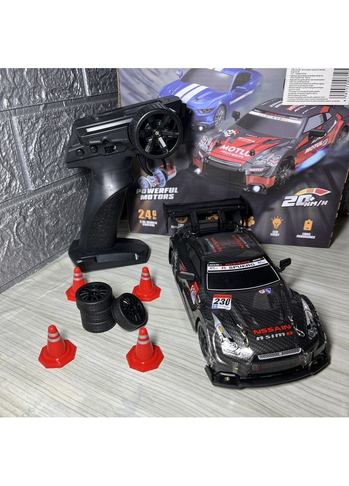 Машинка для Дрифту на Радіокеруванні Nissan GT-R | 1:24 Акумуляторна Ніссан ГТР TK Group (366873790)