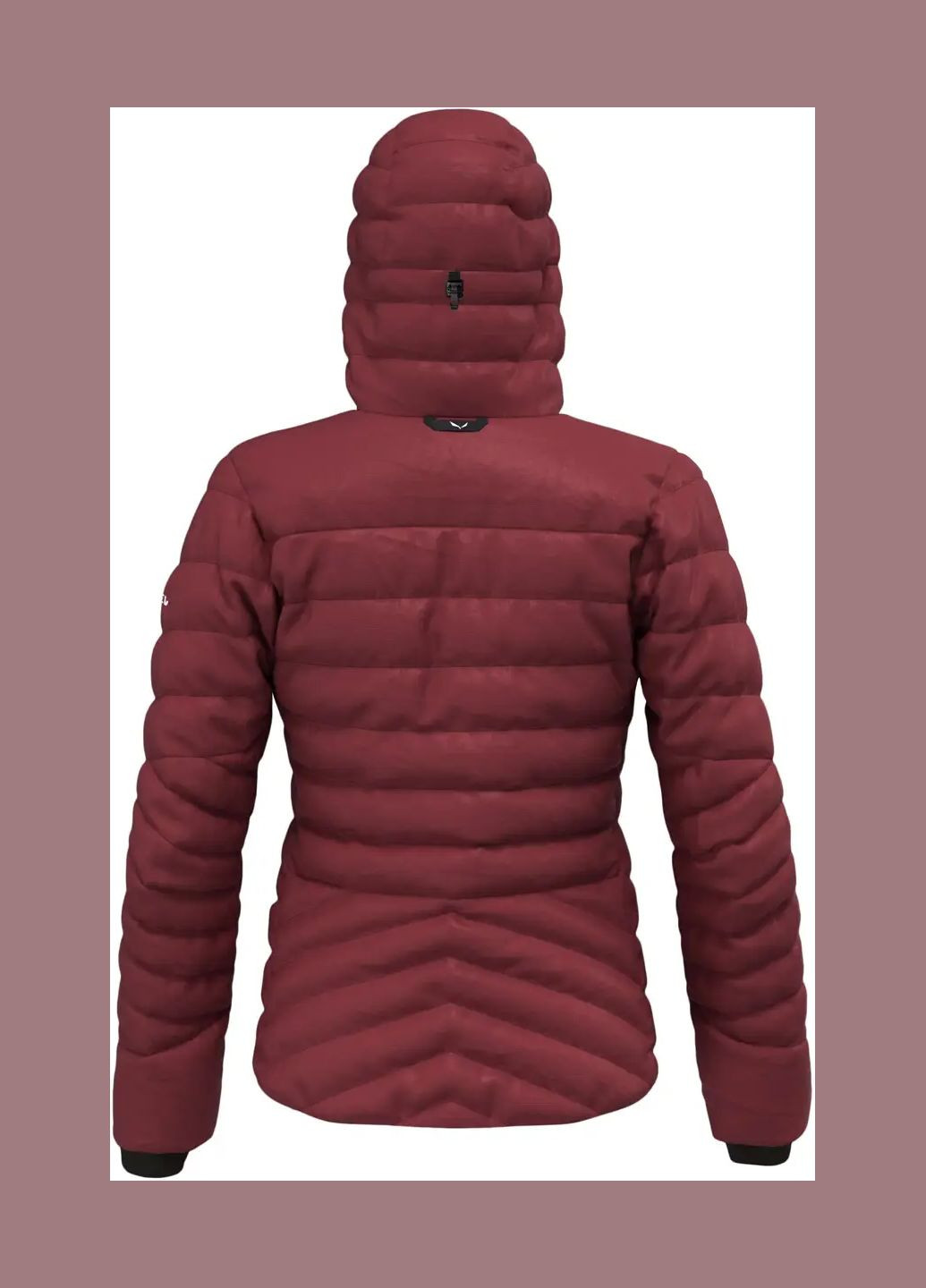 Комбинированная демисезонная куртка ortles med 3 rds down jacket women burgundy Salewa