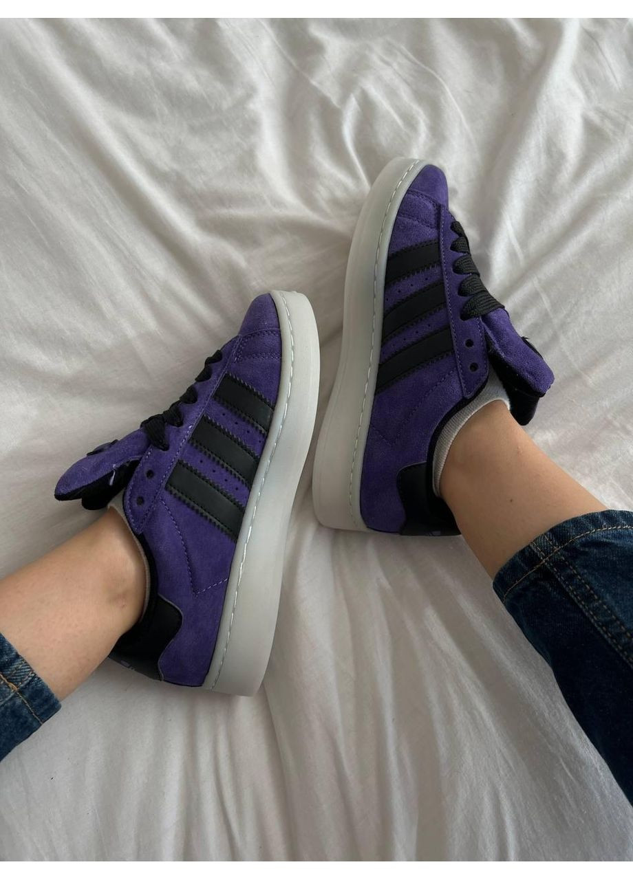 КРОСІВКИ ЖІНОЧІ ADIDAS CAMPUS 00S VIOLET АДІДАС КАМПУС No Brand білі демісезони (369387894)