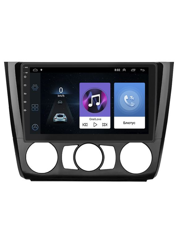 Штатна магнітола для BMW 1 серії I (E81/E82/E87/E88) 2004-2007 екран 9" 1/16Gb Wi-Fi GPS Base 4 шт. Lesko (336193040)