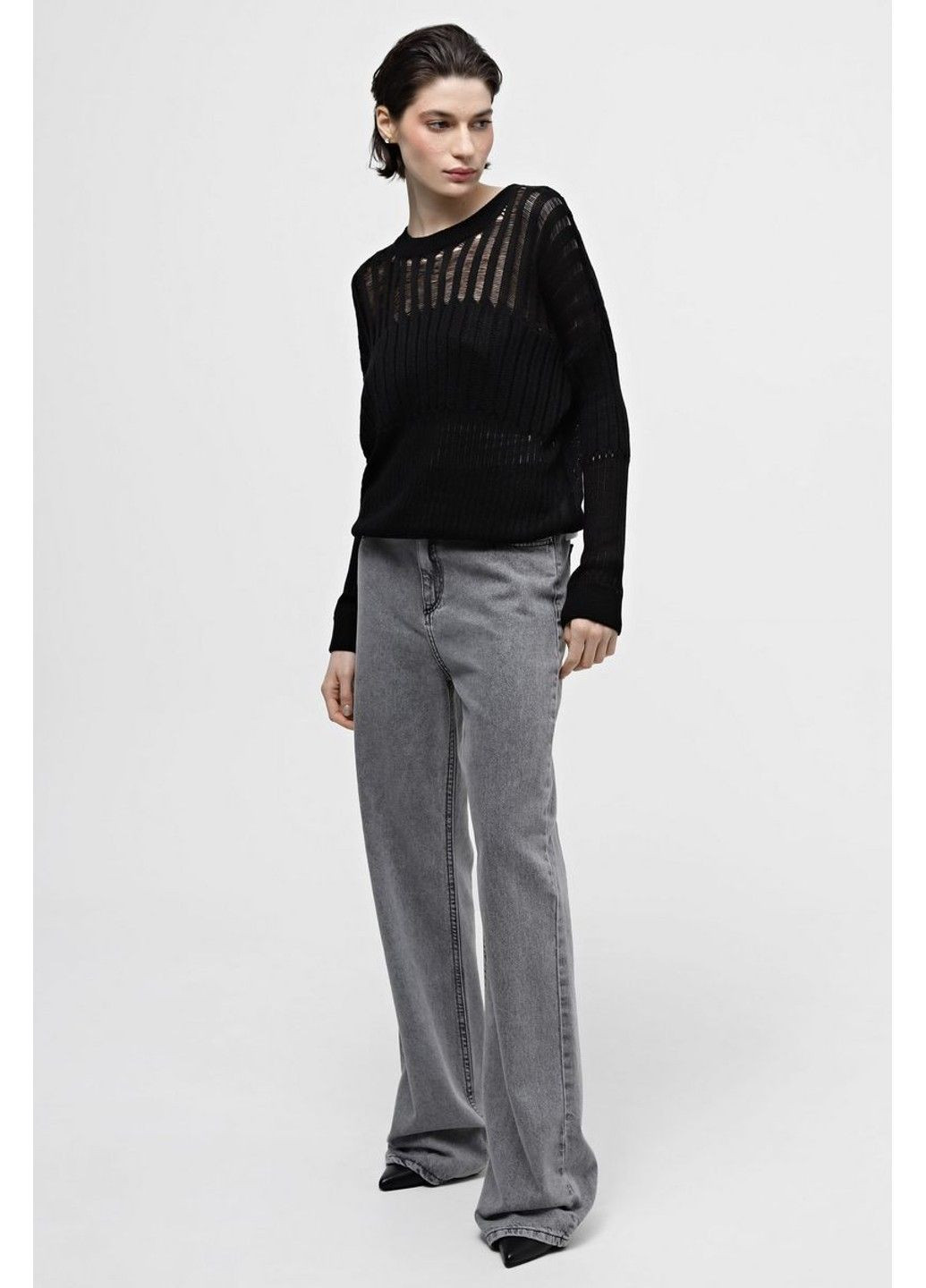 Черный демисезонный джемпер js945 Sewel