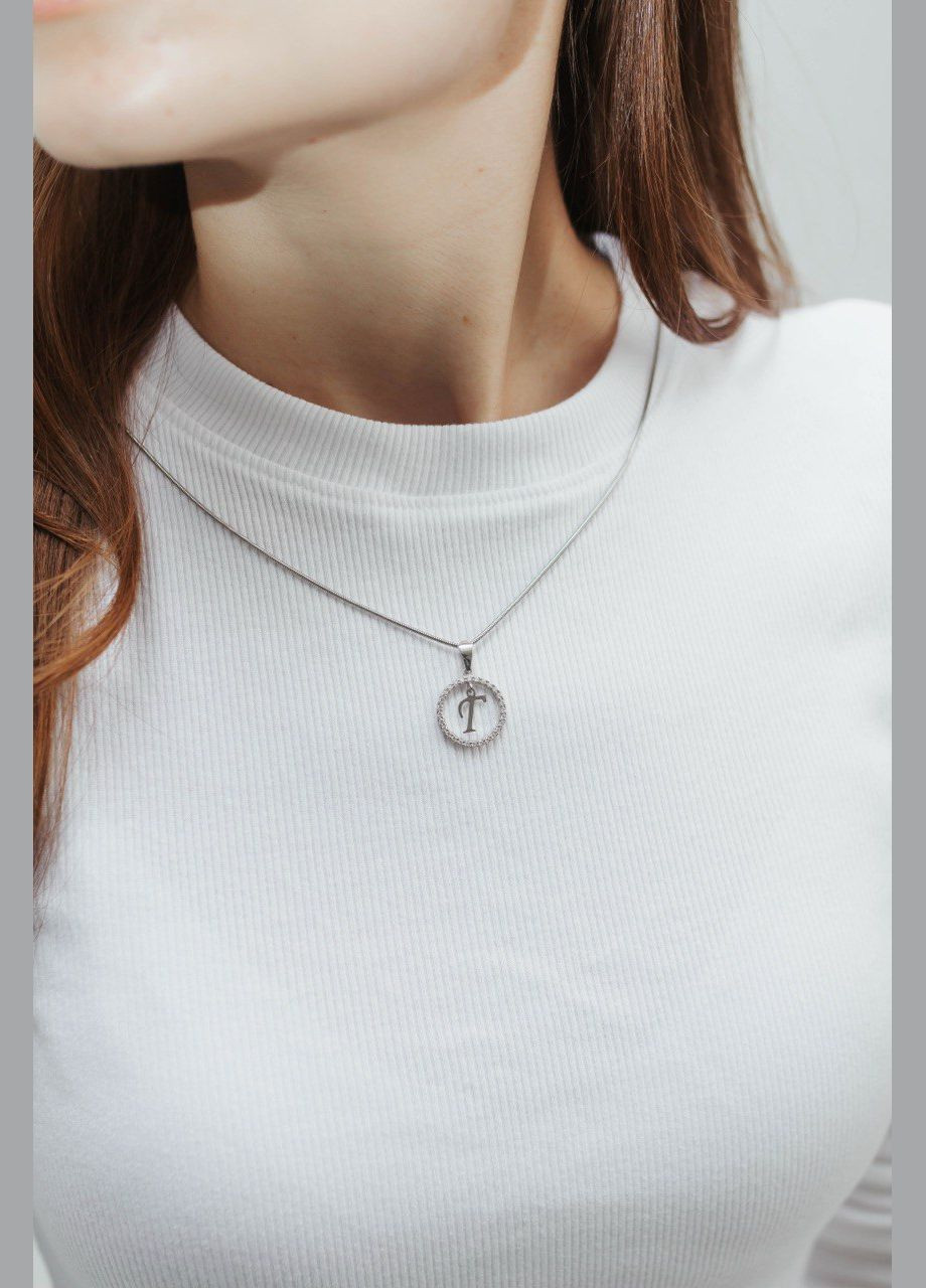 Подвес серебряный буква Г 050пГРБ No Brand (316398404)