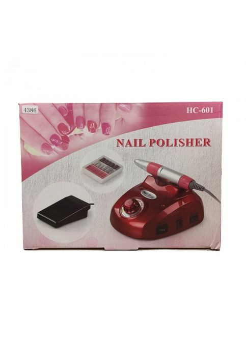 Фрезер для манікюру та педикюру Nail Polisher HC-601, 30000 об/хв, фрезер для нігтів Рожевий MDR No Brand (371794318)