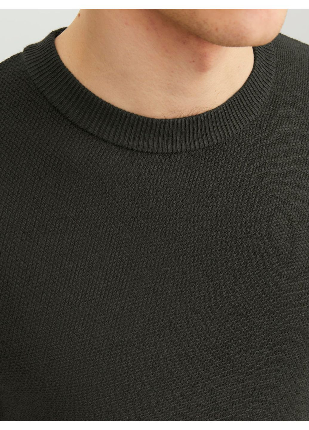 Темно-зелений джемпер демісезон,болотний,jack&jones Jack & Jones