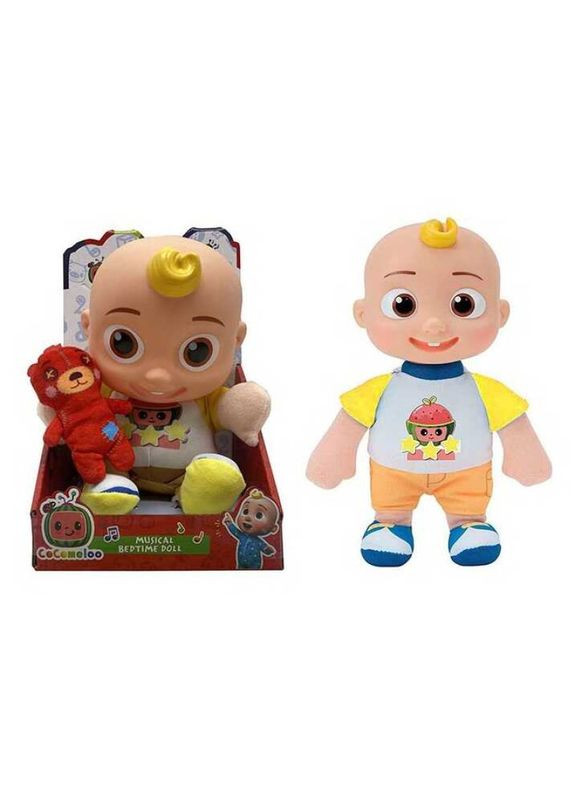 Детский пупс 3666-158 с игрушкой и музыкой Желтое Fun Game (327217224)