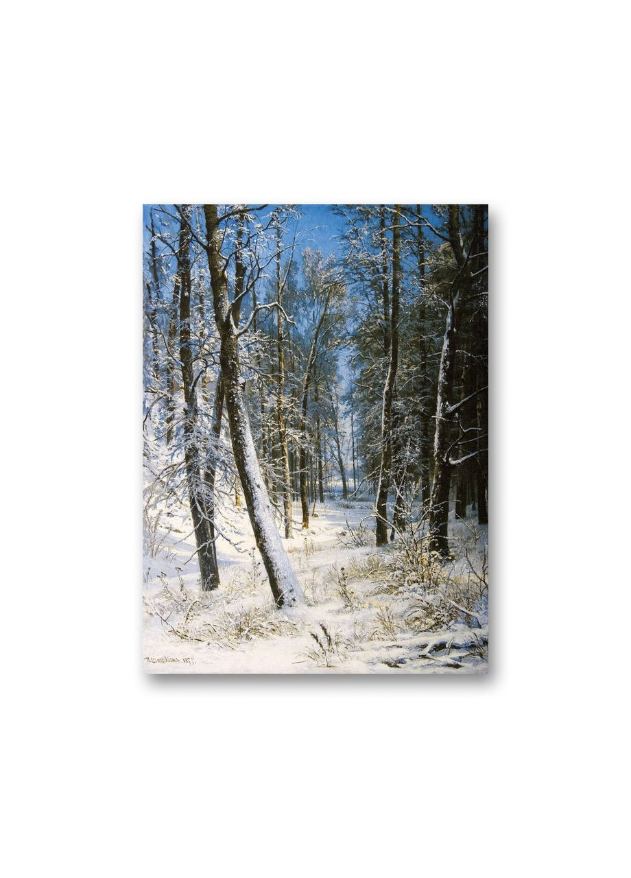 Друк на полотні Зима Іван Іванович Шишкін 20x30 No Brand (346494750)