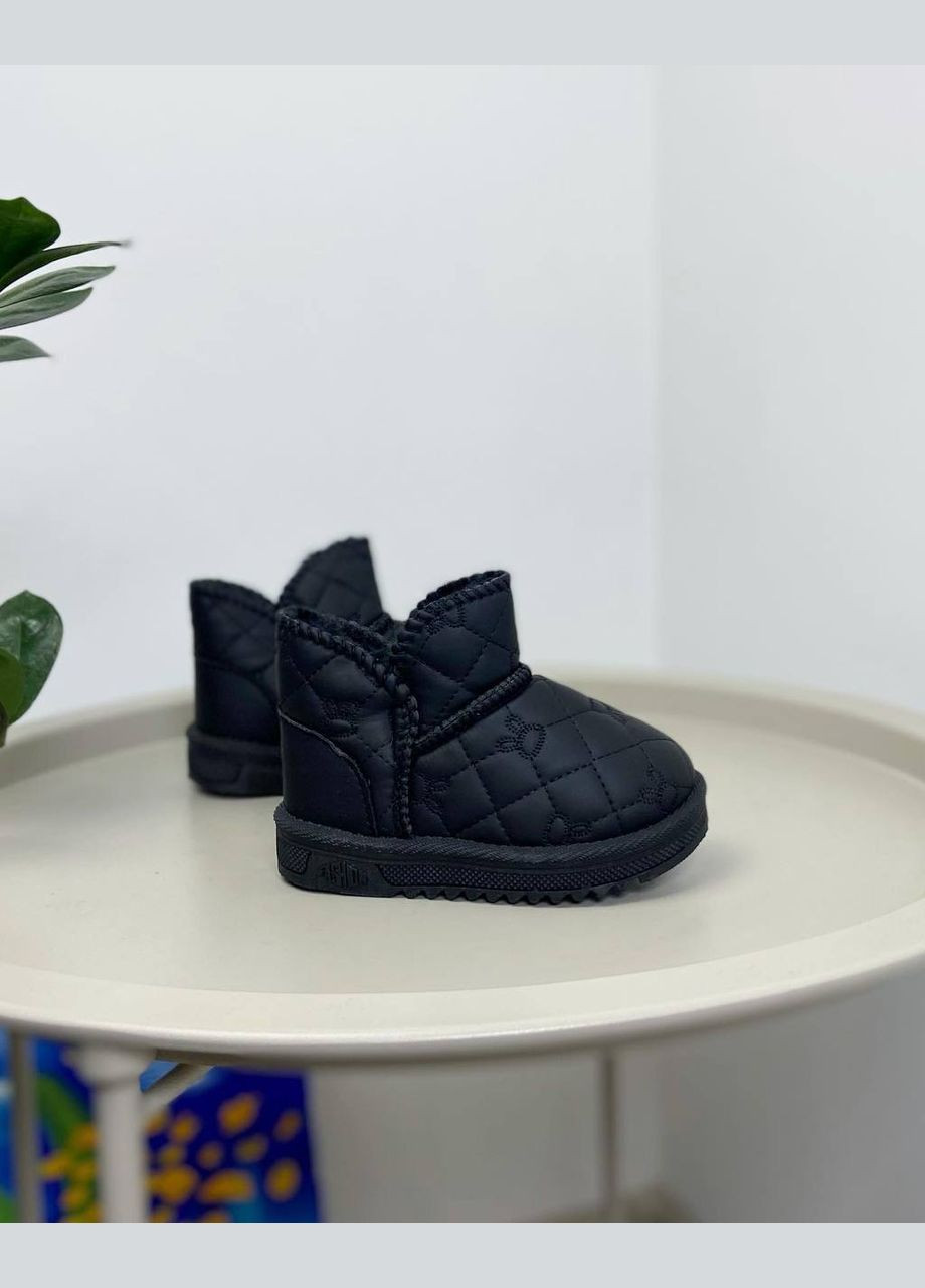 Черные угги детские черные 1195 No Brand