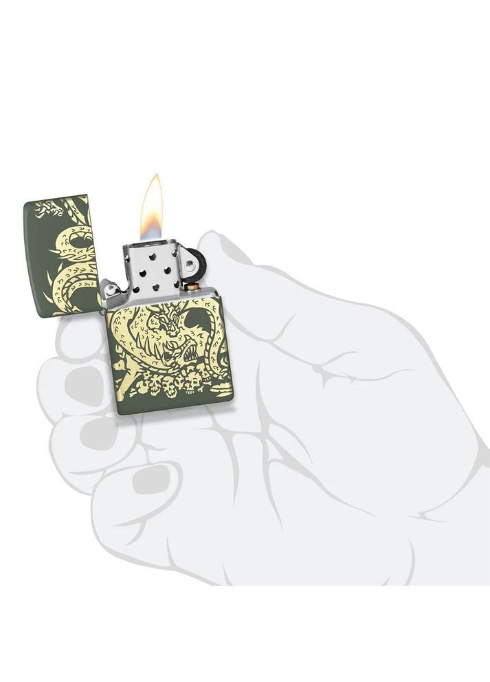 Запальничка 221 Dragon Design Zippo (316614840)