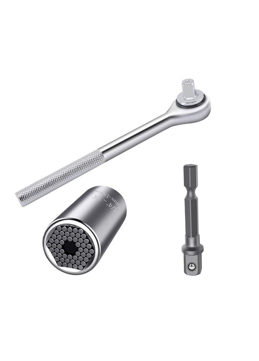 Торцевой гаечный ключ Gator Grip универсальный (Silver) No Brand (325877338)